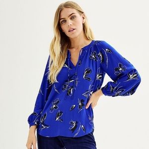 Women's Nine West V-Neck Trapunto Tunic XXL